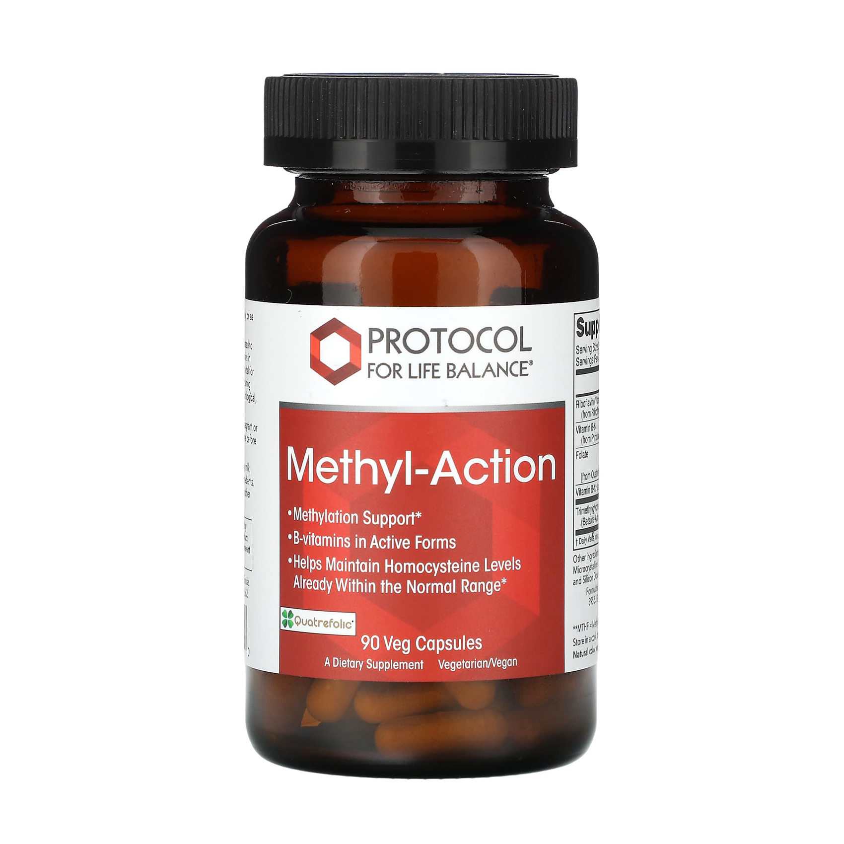 Підтримка метилювання Protocol For Life Balance Methyl-Action, 90 вегатеріанських капсул