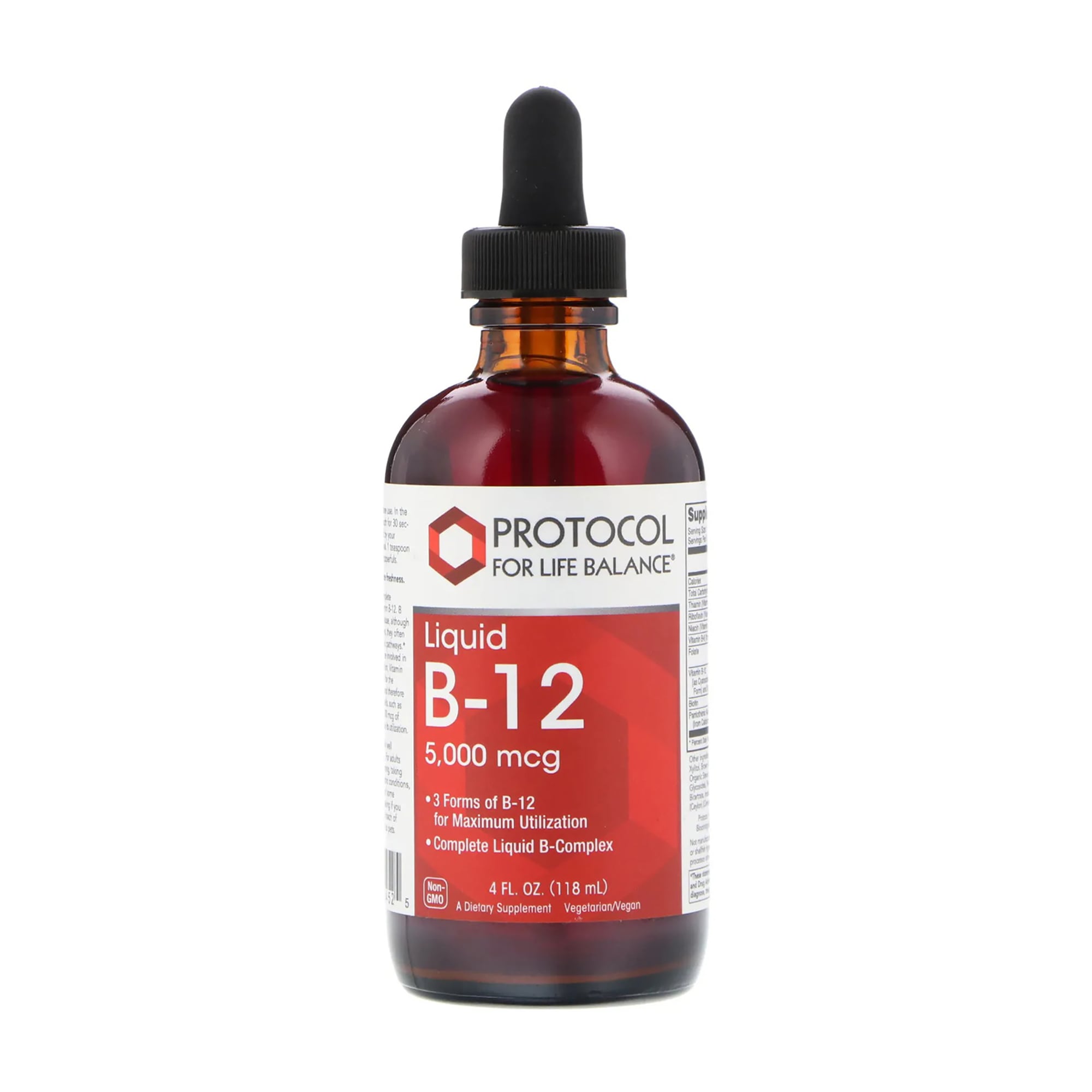 Вітамін В-12 Protocol For Life Balance Liquid B-12, 5000 мкг, 118 мл